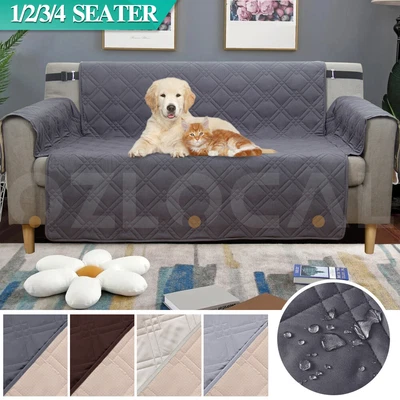 $29.99 • Buy Sofa Cover Pet Couch Covers 100% Waterproof Protector Slipcovers 1 2 3 4 Seater