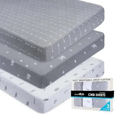 Forest Crib Sheets 3 Pack | Soft Crib Sheets For Boys And Girls | Crib Sheets... • $37.62