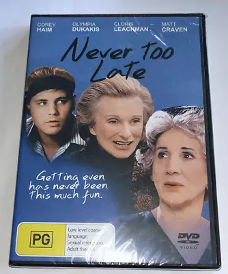 Never Too Late (DVD) BRAND NEW & SEALED DVD  Region 4 - Corey Haim/Rare • $12.99