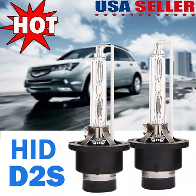 2PCS 55W D2S D2R D2C HID Xenon Headlight Bulb Low Beam Kit 6000K Super Bright • $19.41