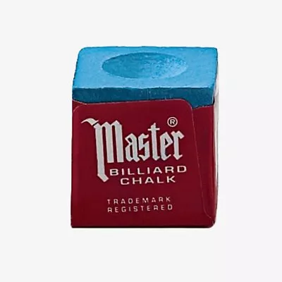 1 Gross Master Billiard And Pool Cue Stick Chalk - Sky Blue - 144 Cubes • $38.61
