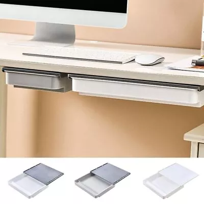 Invisible Under Desk Drawer Plastic Stationery Organizer  For Office • $15.75