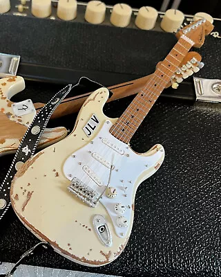 Jimmie Vaughan Custom Fender Stratocaster Mini Guitar Replica Model • $39.99