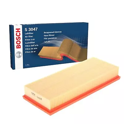 Bosch Car Air Filter S3047 Fits Ford Mondeo Estate/Wagon TDCi - 2.0 - 01-07 1457 • £12.99