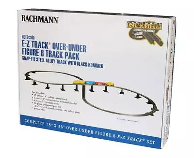 Bachmann Trains 44475 Steel Alloy E-Z Figure 8 Track Pack-HO Scale  (US IMPORT) • $165.12