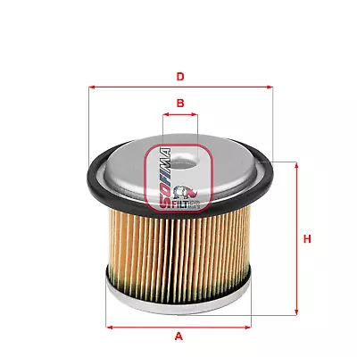 Fits SOFIMA S 0422 N Fuel Filter OE REPLACEMENT TOP QUALITY • $32.67