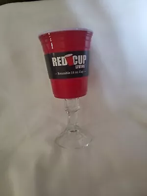Red Cup Living 18 Oz Wine Cup  Party -  Reusable - NEW! • $14.99