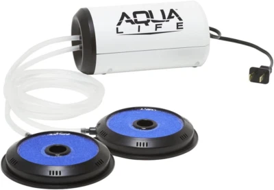 $87.99 • Buy Frabill Aqua-Life Dual Output Aerator | Available In 12V And 110V | 50-Gallon & 