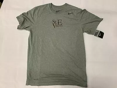 Nike St. E Vikings Short Sleeve Shirt Men's S M L Gray 384407 • $4.20