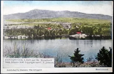 Contoocook Lake And Mt. Monadnock NH From Annetts Hill C. 1910 • $2