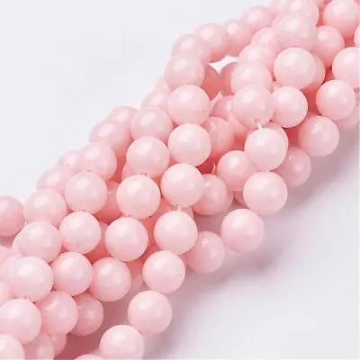 £3.50 • Buy 8mm Round Semi-precious Gemstone Beads For Jewellery Making 