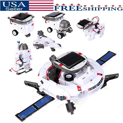 STEM 6-in-1 Space Solar Robot Kit Educatoinal Learning Science Building Toys DIY • $15.89