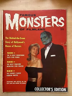 Famous Monsters Of Filmland Magazine Issue 1 1959 Rare Iconic Cover • £199.99