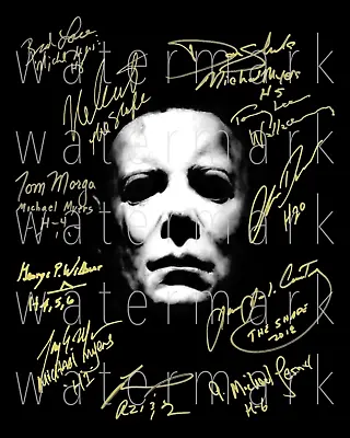 Halloween Michael Myers Signed 8X10 Print Photo Poster Wall Art Autograph RP • $16.99