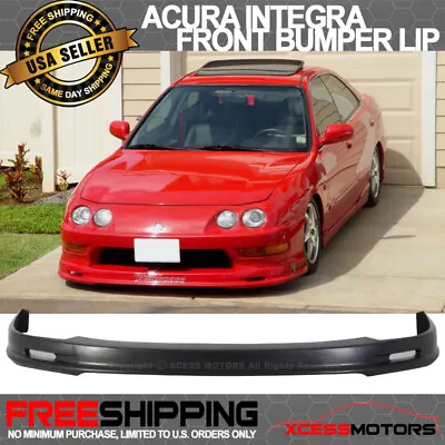 Fits 98-01 Acura Integra DC2 Mugen Style Unpainted Front Bumper Lip Spoiler PP • $64.98