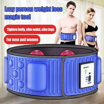 Electric Vibration Body Slimming Device Waist Slimming Belt For Toning And Weigh • $43.32