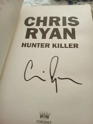 £6 • Buy Hunter Killer: Danny Black Thriller 2, Ryan, Chris, Author Signed Copy Hardback