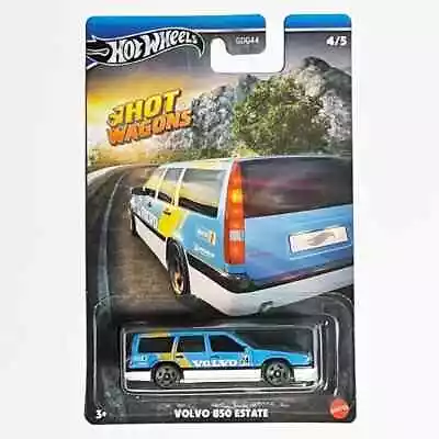 Hot Wheels 2023 Volvo 850 Estate (Blue) Hot Wagons USA LONG CARD MINT UK STOCK! • $15.40