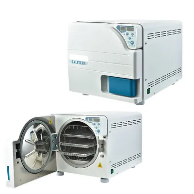 16/18/23L Dental Medical Digital Vacuum Steam Autoclave Sterilizer With Drying • £1249.99