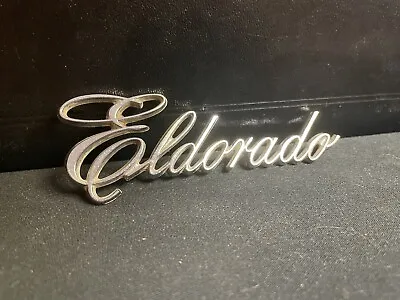 69-76 Cadillac Eldorado—Script Nameplate Emblem OEM Metal 9882666 Vintage • $29.99