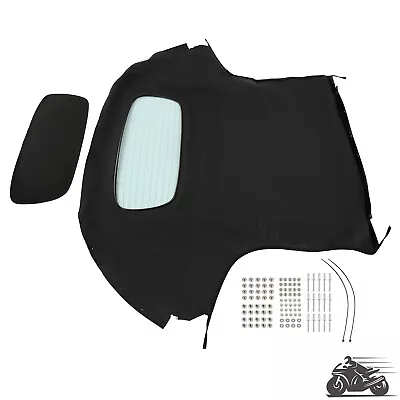 Convertible Black Soft Top With Heated Glass Window For Mazda MX-5 Miata 2006-14 • $299