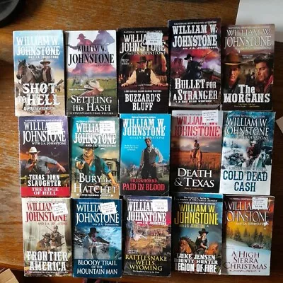 William W Johnstone And J. A. Johnstone Books 15 Different Titles • $12