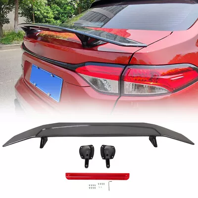 52 Inch Carbon Fiber Look GT Style Rear Trunk Spoiler Wing Racing Car Sedan • $58.48