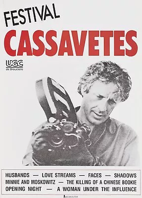 Festival Cassavetes 1980s Belgian Poster • $175