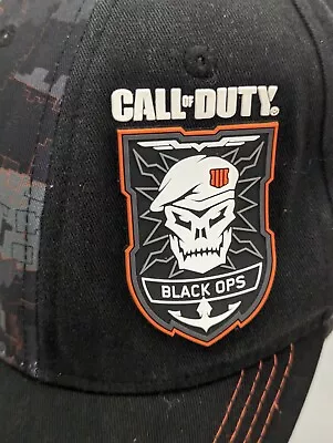 Call Of Duty Black Ops Numskull Cap Hat Baseball Snap Back One Size Video Game • £14.43