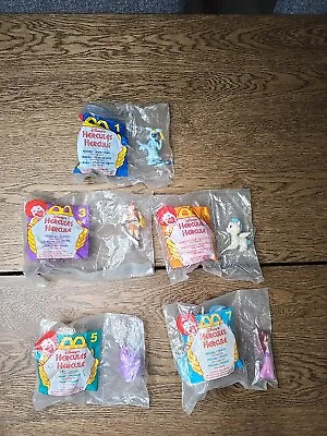 Disney Hercules Mcdonalds 1997 Vintage Happy Meal Toys Lot Of 5 New Sealed • $14.99