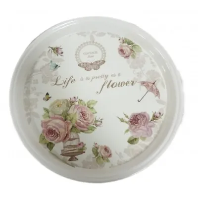 Serving Tray Assorted Print Designs Melamine Plastic Rectangle/Round Party Tray • £7.67