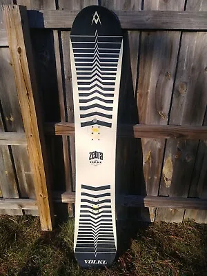 Vintage Volkl Zebra Snowboard 168cm Powder Made In Germany • $210