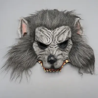 Spirit Halloween Devil Wolf Halloween Masquerade Mask Party Eyes Gray • $8