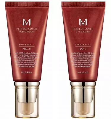( Pack Of 2 ) Missha M Perfect Cover SPF42 ~ No.21 - Light Beige ~ 50ml • $25.99