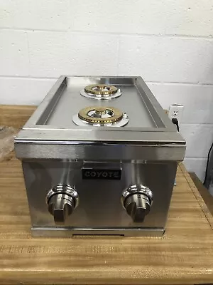 Coyote Stainless Steel Built-In Double Side Burner Natural Gas | S&D • $405