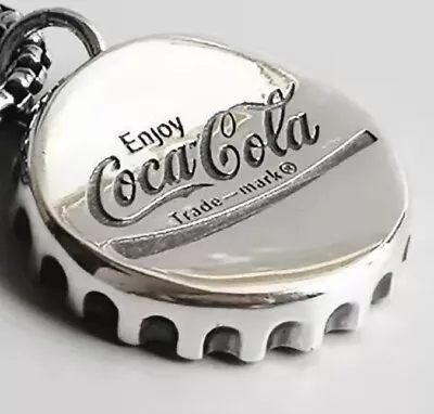 Coca Cola Coke ‘never Give Up Your Dreams’ Keyring Figure Fizzy Drink Bottle Cap • £6.99