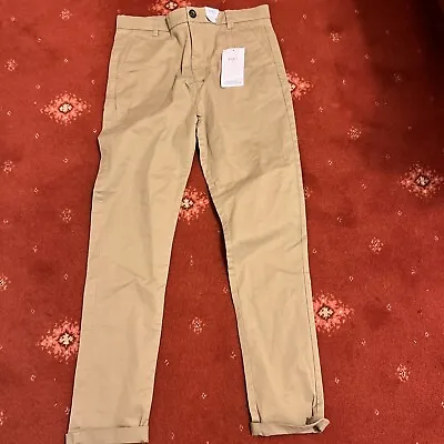 £6 • Buy Boys New M&S Trousers. Camel Coloured ‘chinos!’ Aged 12/13