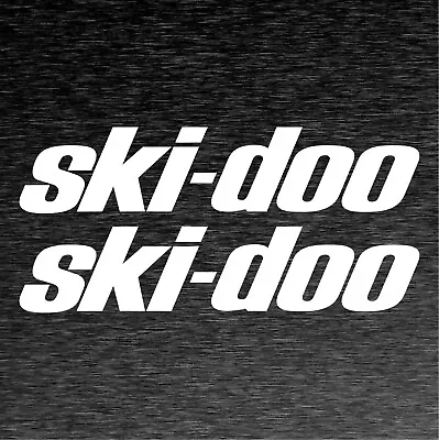 $22.99 • Buy 2 Skidoo STICKER Vinyl Diecut Decal Racing SNOWMOBILE Renegade Summit Mxz Xrs