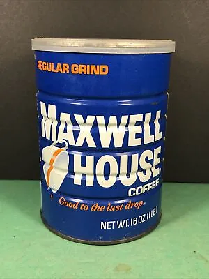Vintage Maxwell House | Coffee Can | 1 Lb | Regular Grind | Empty • $12.99