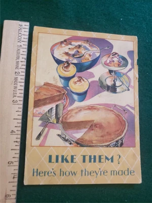 $0.99 • Buy Antique 1928 Pet Milk Recipe Leaflet