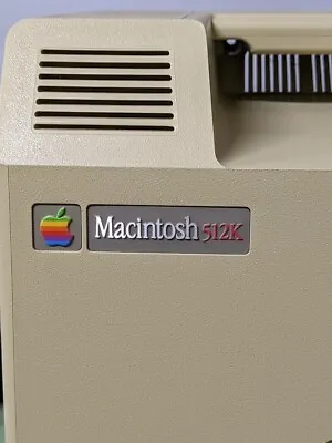 1984 Macintosh 512K Mac M0001 EMPTY Case Housing Shell ONLY Steve Jobs Mac • $200