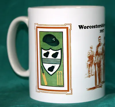 £7.99 • Buy Cricket County Badge Worcestershire 1957 Vintage Design Mug.great Gift.new.bnib