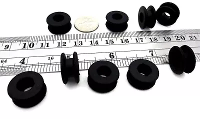 3/8  Hole Fit Rubber Grommet Cable Wire Cord Bushing 1/8  Panel Has 1/4  ID • $9.13