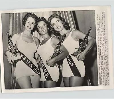 SWIMSUIT MISS AMERICA Pageant Of ATLANTIC CITY NJ Vintage 1959 Press Photo • $40