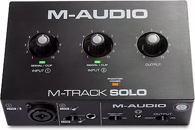 M-Audio M-Track Solo USB Audio Interface NEW From JAPAN FedEx / DHL One Item • $172.23