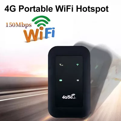 4G LTE Portable WiFi Mobile Broadband Pocket Wireless Router 150Mbps Hotspot • $23.05