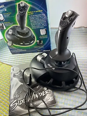 Microsoft Sidewinder Precision 2 Joystick X05-63525 USB Connect Box Software Man • $37.77