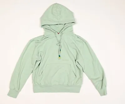 $54.39 • Buy Staud Green Logo Hooded Cotton Terry Pullover Sweatshirt Sweater Size M Medium