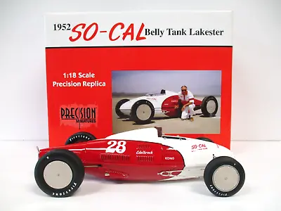 Precision Miniatures - 1952 So-cal Belly Tank Lakester Salt Flat Race Car - 1/18 • $129.95