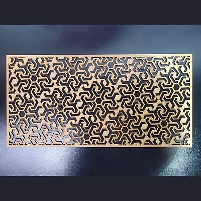 Geometric Decorative Screen Radiator Cabinet Laser Panel 2FT X 4FT 3mm 6mm 0070 • £20.40